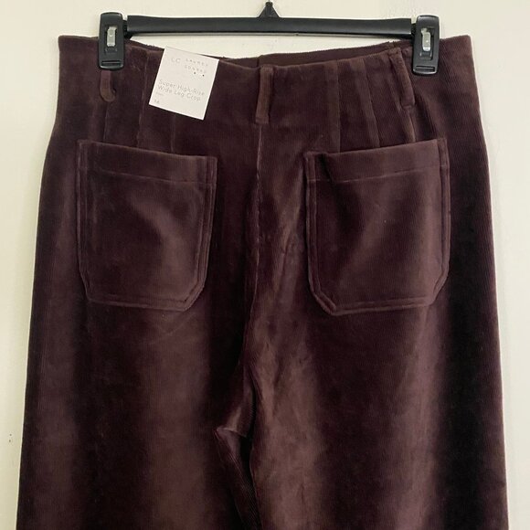 Lauren Conrad High Rise Wide Leg Cropped Pants 16 - Picture 9 of 13